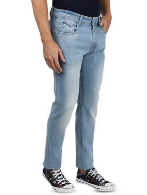 blue light washed denim jeans - 17617476 - Standard Image - 2