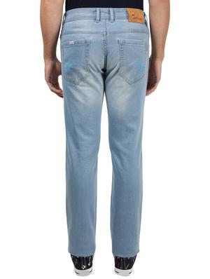 blue light washed denim jeans - 17617476 - Standard Image - 3