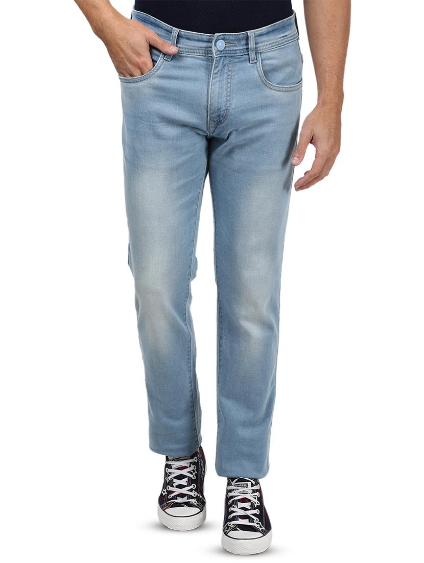 blue light washed denim jeans - 17617476 - Zoom Image - 1