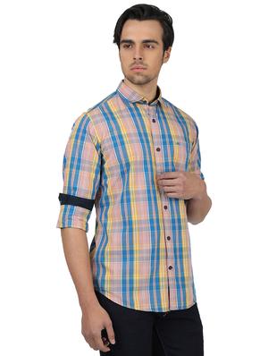 pink checkered casual shirt - 17617478 - Standard Image - 2