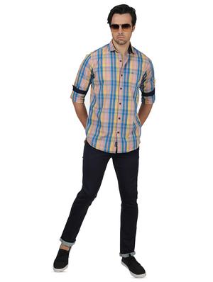 pink checkered casual shirt - 17617478 - Standard Image - 4