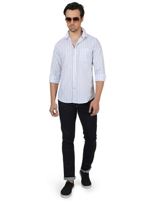 white striped casual shirt - 17617489 - Standard Image - 4