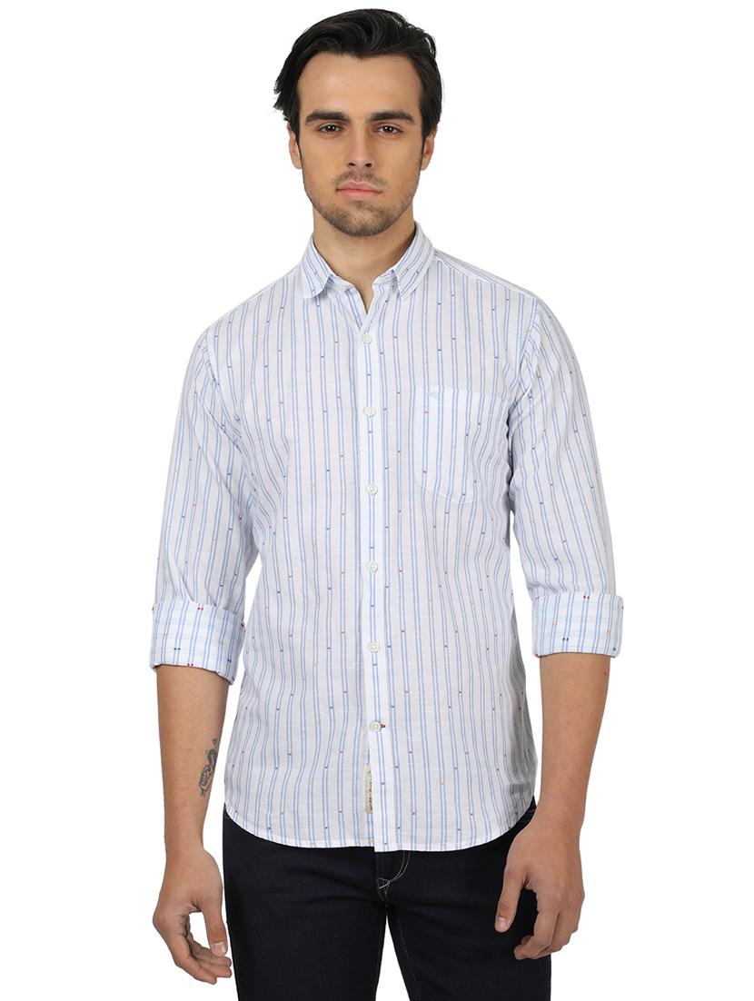 white striped casual shirt - 17617489 - Zoom Image - 1