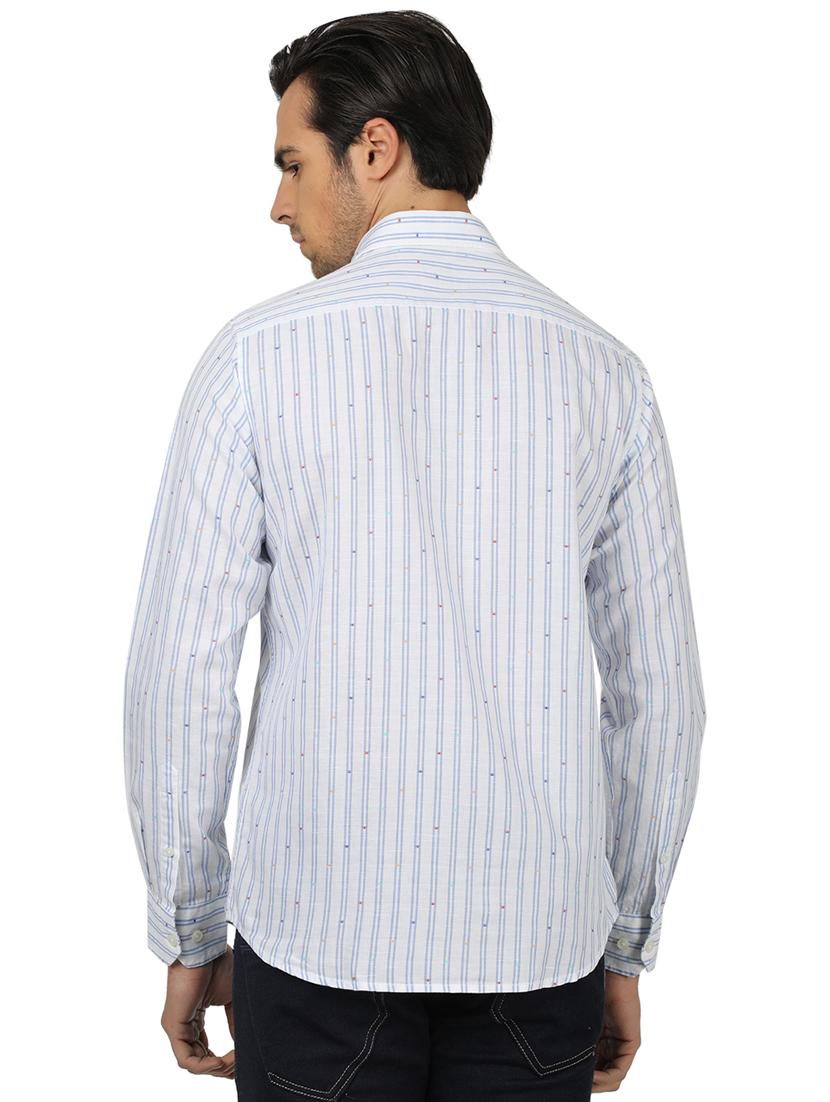 white striped casual shirt - 17617489 - Zoom Image - 3