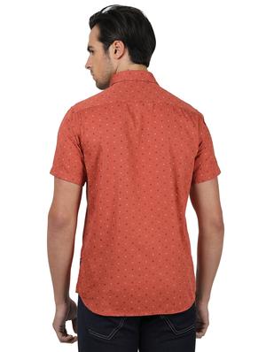 orange printed casual shirt - 17617493 - Standard Image - 3