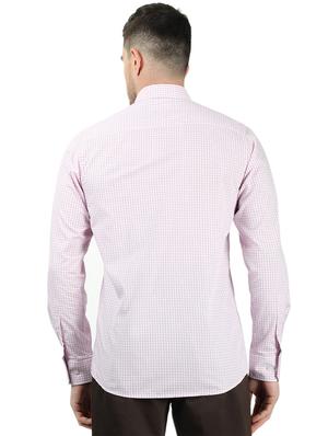pink checkered formal shirt - 17617539 - Standard Image - 3