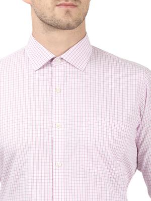 pink checkered formal shirt - 17617539 - Standard Image - 5