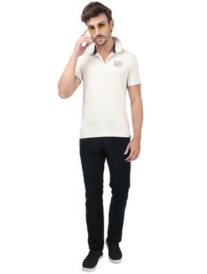 off white printed polo t-shirt - 17617549 - Standard Image - 4