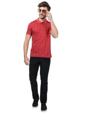 red camouflage polo t-shirt - 17617553 - Standard Image - 4