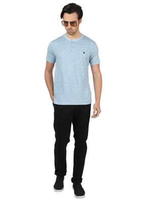 blue printed t-shirt - 17617567 - Standard Image - 4