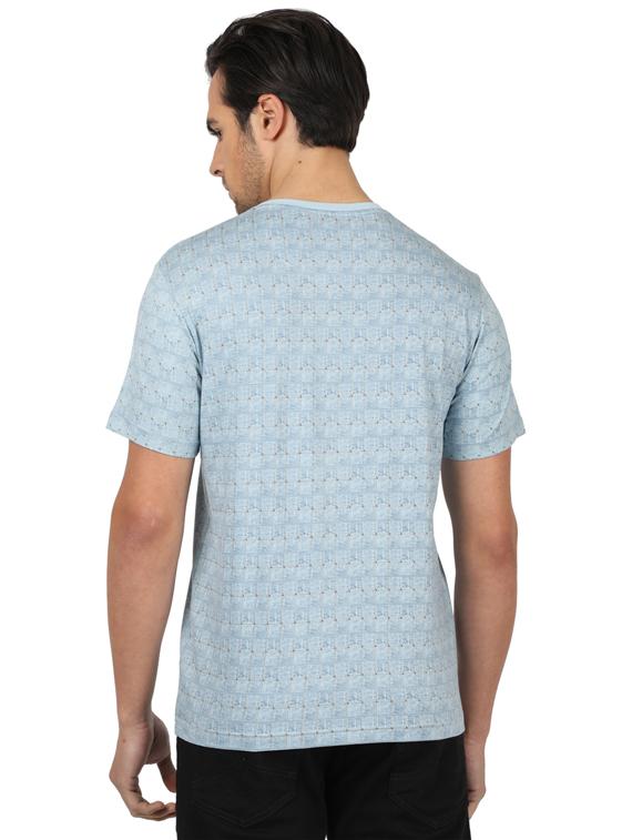 blue printed t-shirt - 17617567 - Zoom Image - 3