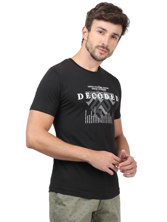 black printed t-shirt - 17617569 - Zoom Image - 2