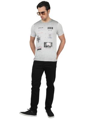 grey printed t-shirt - 17617572 - Standard Image - 4