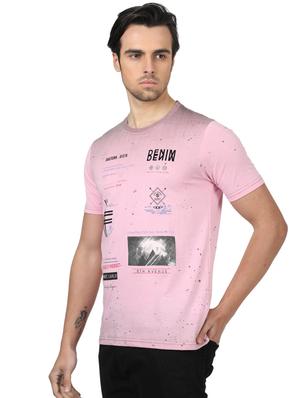 pink printed t-shirt - 17617573 - Standard Image - 2