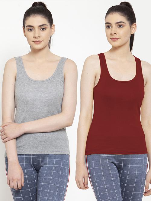 set of 2 camisoles - 17617621 - Standard Image - 1