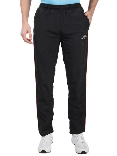 black side striped full length track pant - 17617648 - Standard Image - 1