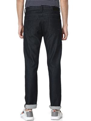 dark blue plain denim jeans - 17617681 - Standard Image - 3