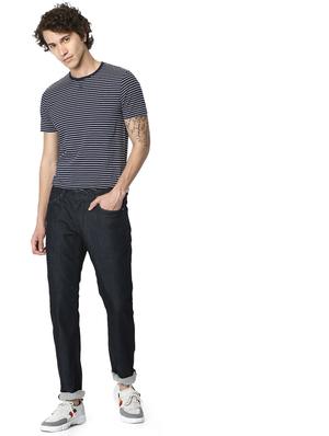 dark blue plain denim jeans - 17617681 - Standard Image - 4