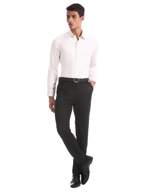 cream self design formal shirt - 17617723 - Standard Image - 4