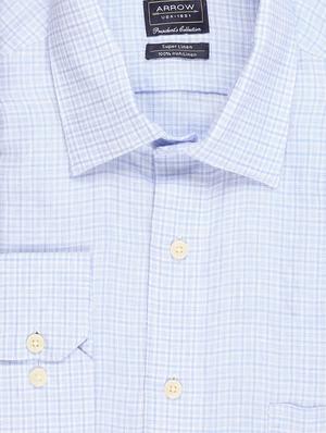 light blue checkered formal shirt - 17617727 - Standard Image - 6