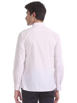 white self design formal shirt - 17617736 - Standard Image - 3