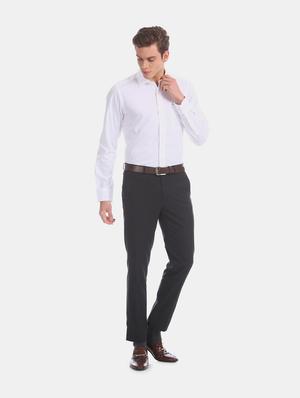 white solid formal shirt - 17617737 - Standard Image - 4