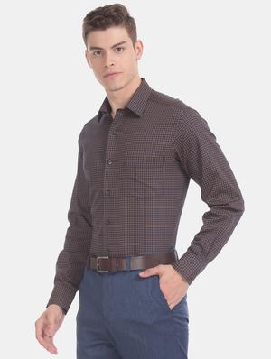 blue checkered formal shirt - 17617794 - Standard Image - 2