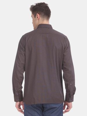 blue checkered formal shirt - 17617794 - Standard Image - 3