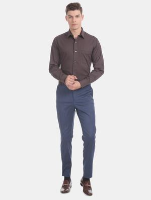 blue checkered formal shirt - 17617794 - Standard Image - 4