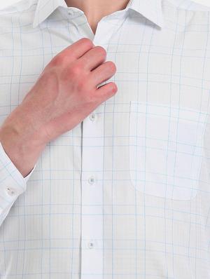 white checkered formal shirt - 17617835 - Standard Image - 5