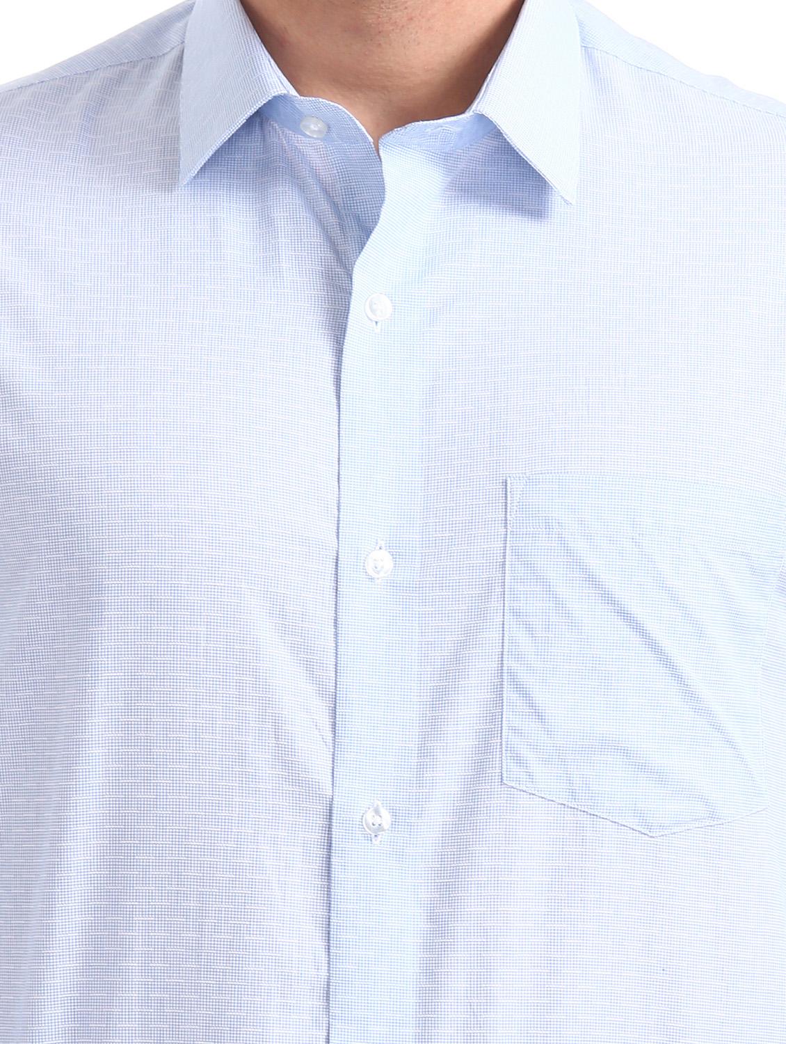 blue printed formal shirt - 17617847 - Zoom Image - 5