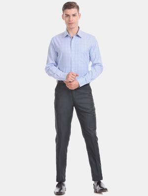 blue checkered formal shirt - 17617885 - Standard Image - 4