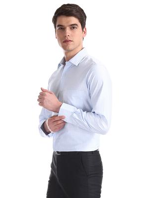 blue checkered formal shirt - 17617896 - Standard Image - 2