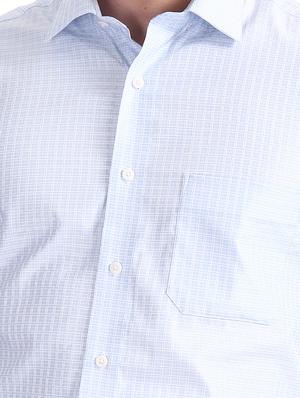 blue checkered formal shirt - 17617896 - Standard Image - 5