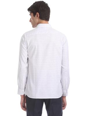 white checkered formal shirt - 17617899 - Standard Image - 3