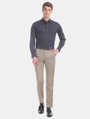 blue checkered formal shirt - 17617901 - Standard Image - 4