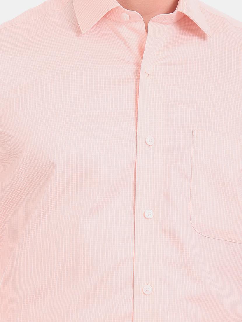 pink checkered formal shirt - 17617907 - Zoom Image - 5