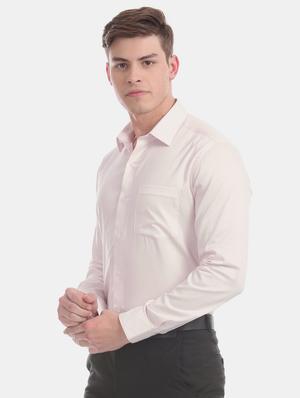 pink printed formal shirt - 17617916 - Standard Image - 2