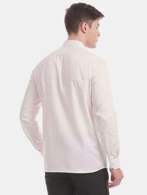 pink printed formal shirt - 17617916 - Standard Image - 3
