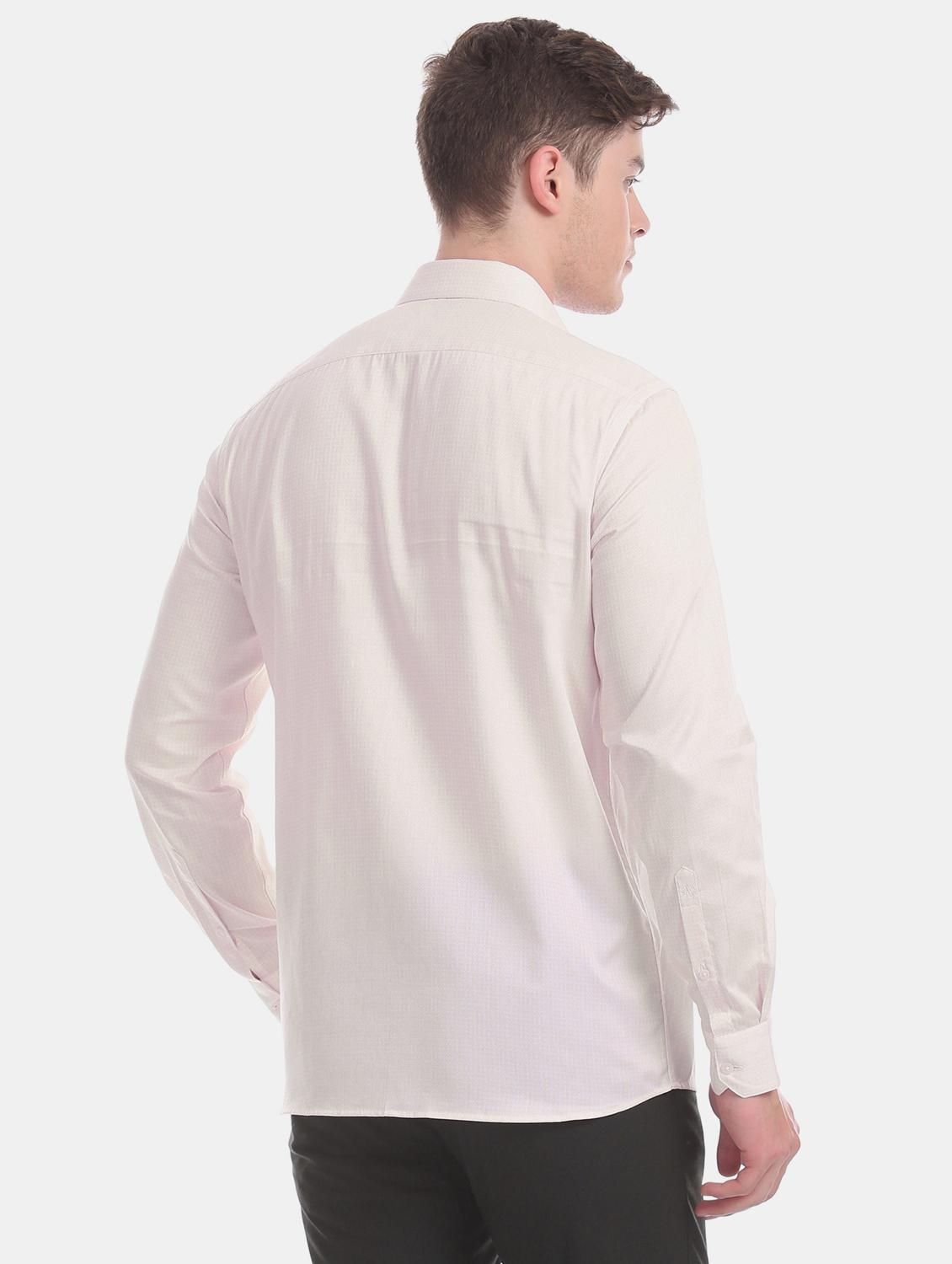 pink printed formal shirt - 17617916 - Zoom Image - 3