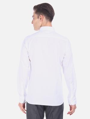 white self design formal shirt - 17617942 - Standard Image - 3