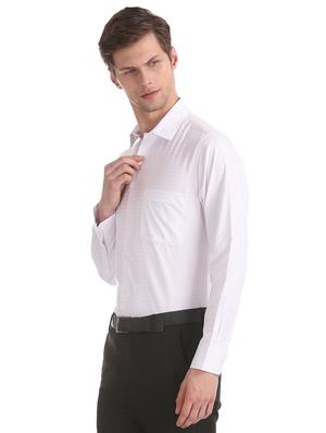 pink self design formal shirt - 17617961 - Standard Image - 3