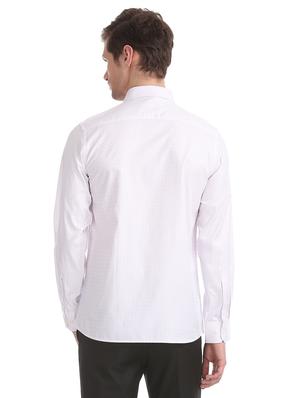 pink self design formal shirt - 17617961 - Standard Image - 4