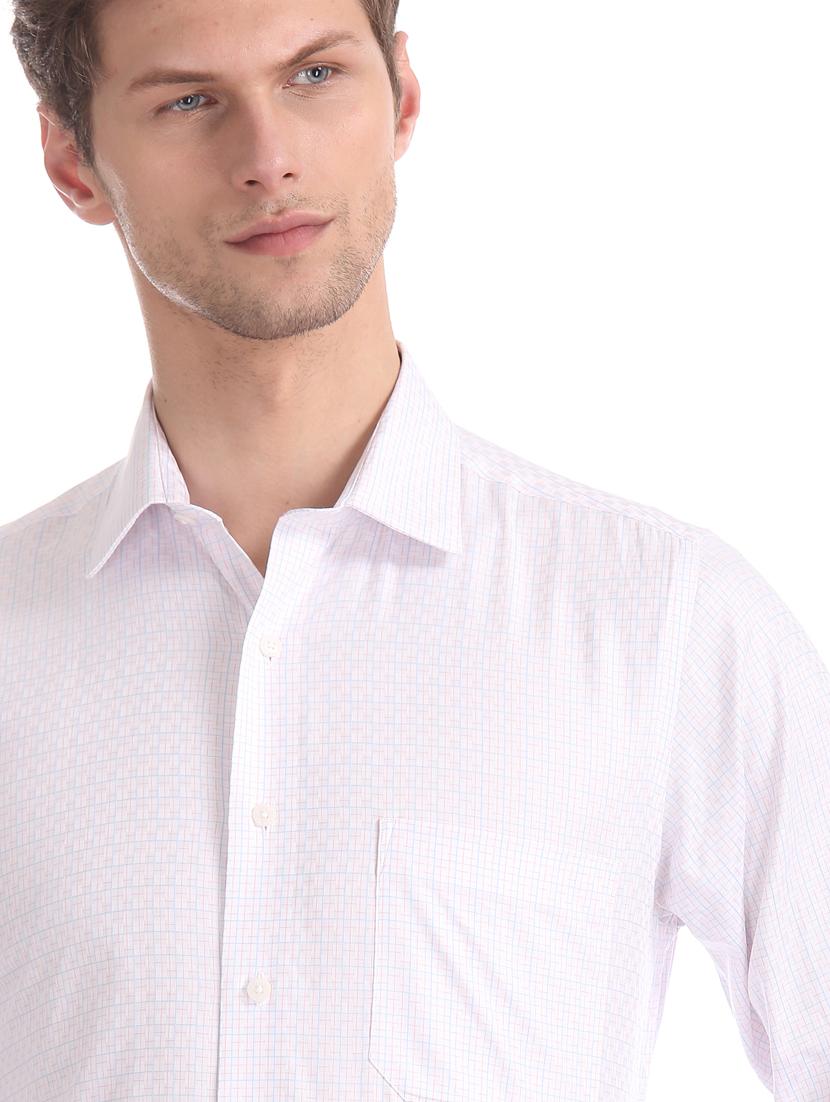 pink self design formal shirt - 17617961 - Zoom Image - 6