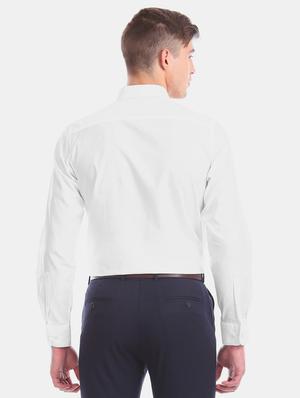 white self design formal shirt - 17617973 - Standard Image - 3