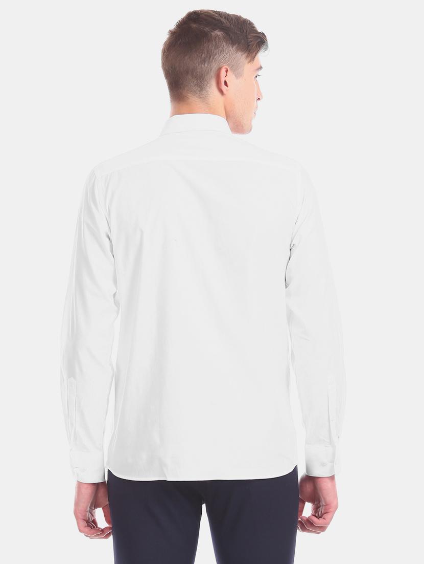 white self design formal shirt - 17617973 - Zoom Image - 4