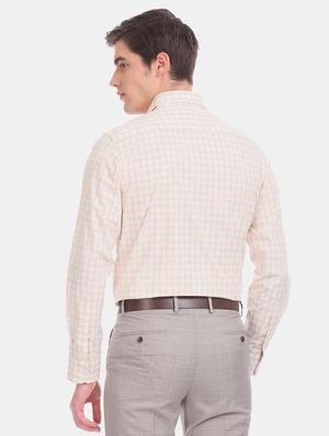white checkered formal shirt - 17617980 - Standard Image - 4