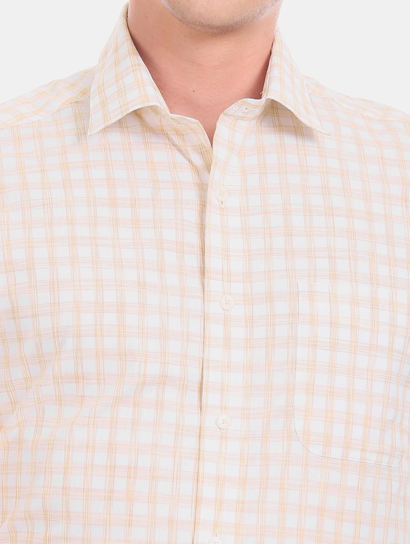 white checkered formal shirt - 17617980 - Zoom Image - 6