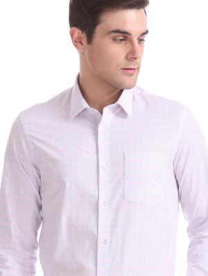 orange checkered formal shirt - 17617987 - Standard Image - 5