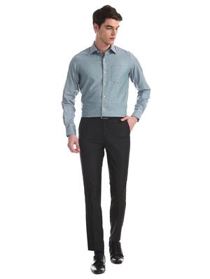 green self design formal shirt - 17617994 - Standard Image - 4